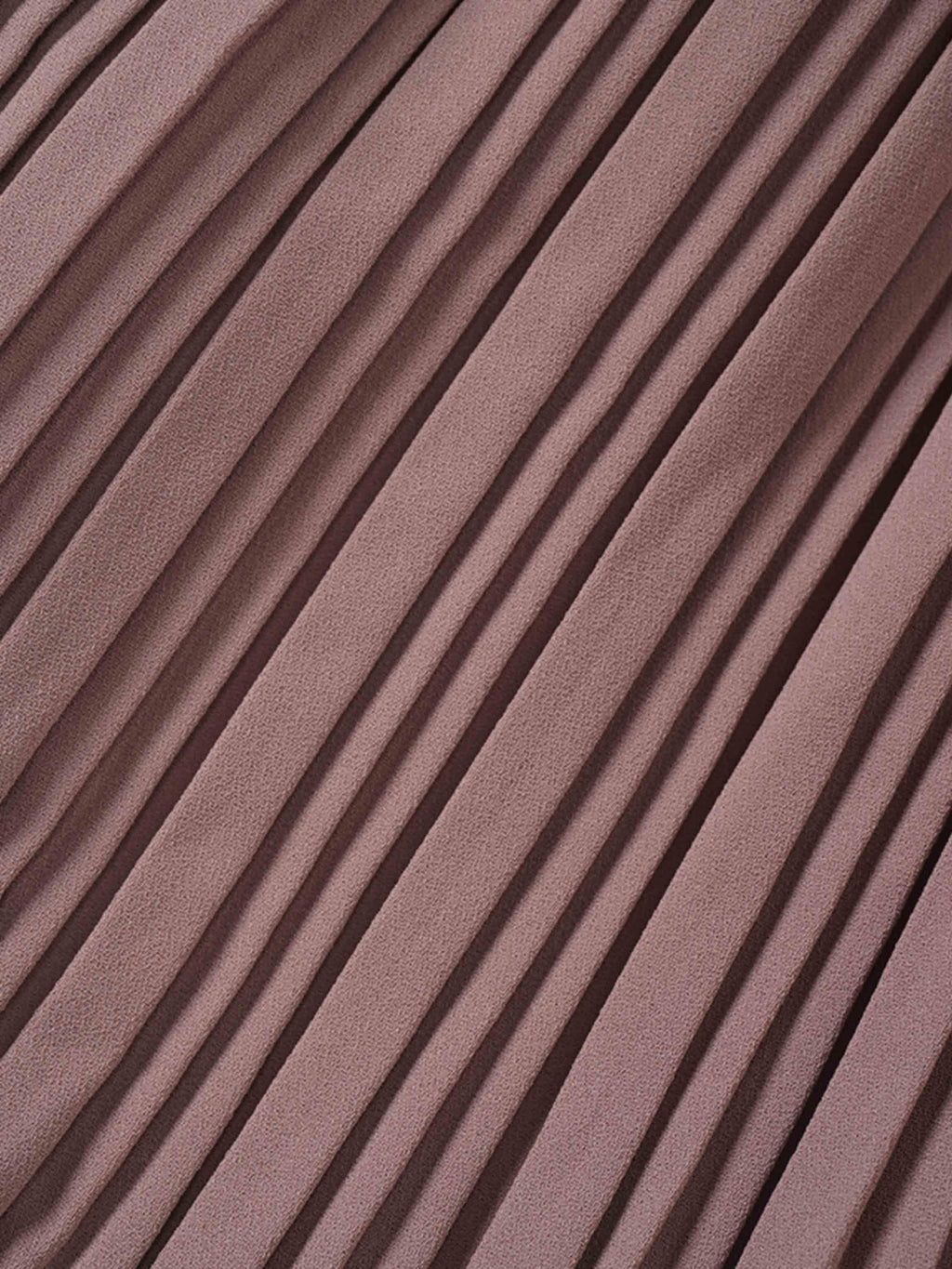 Pleated Layer Skirt 37"-Mocha Mousse