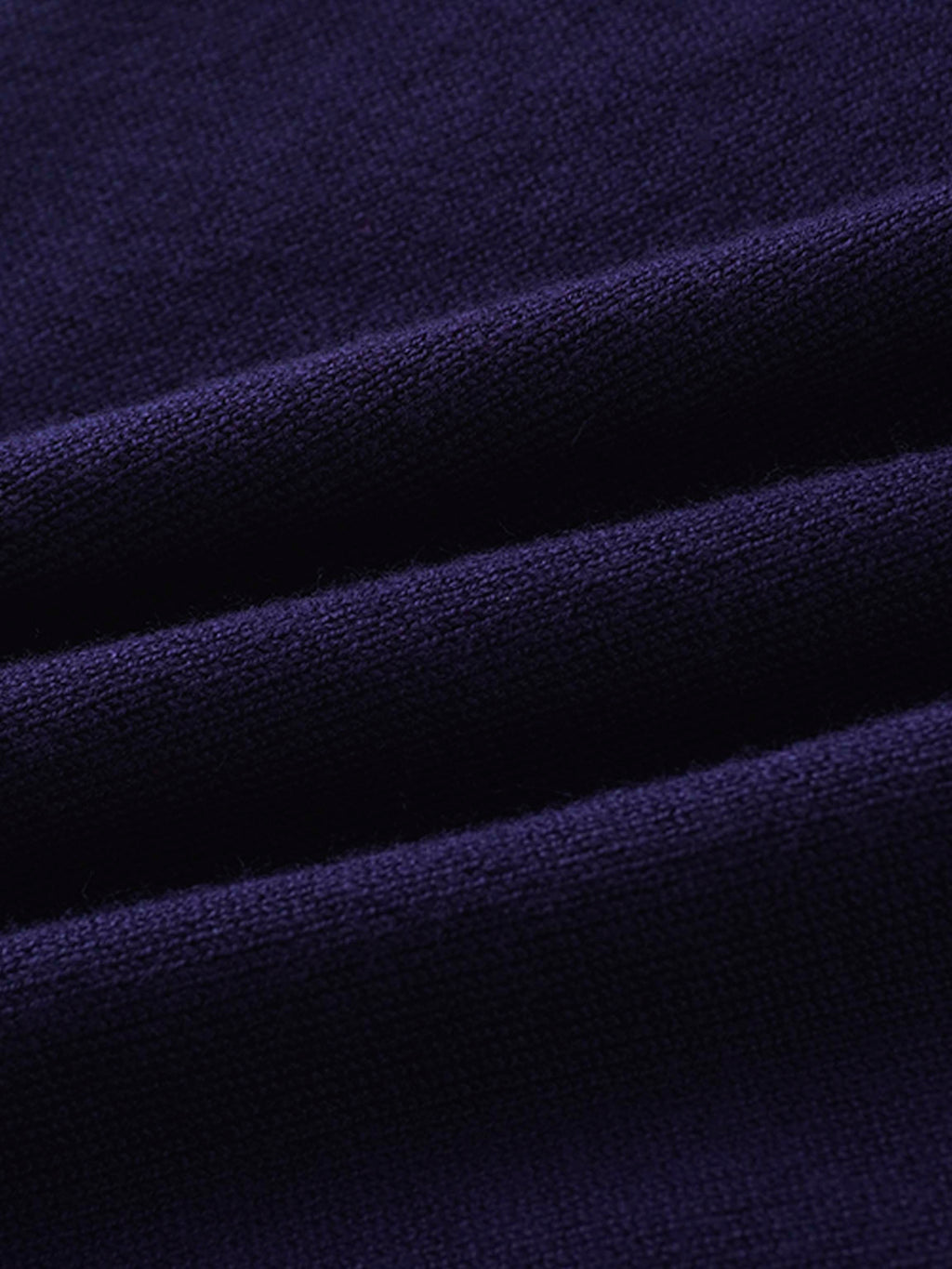 Trim Detail Crew Crop Cardigan-Navy