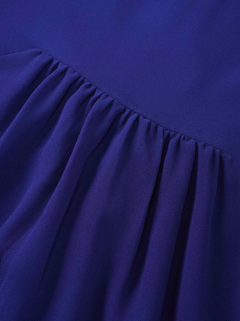 Asymmetrical Hem Dress-Medieval Blue