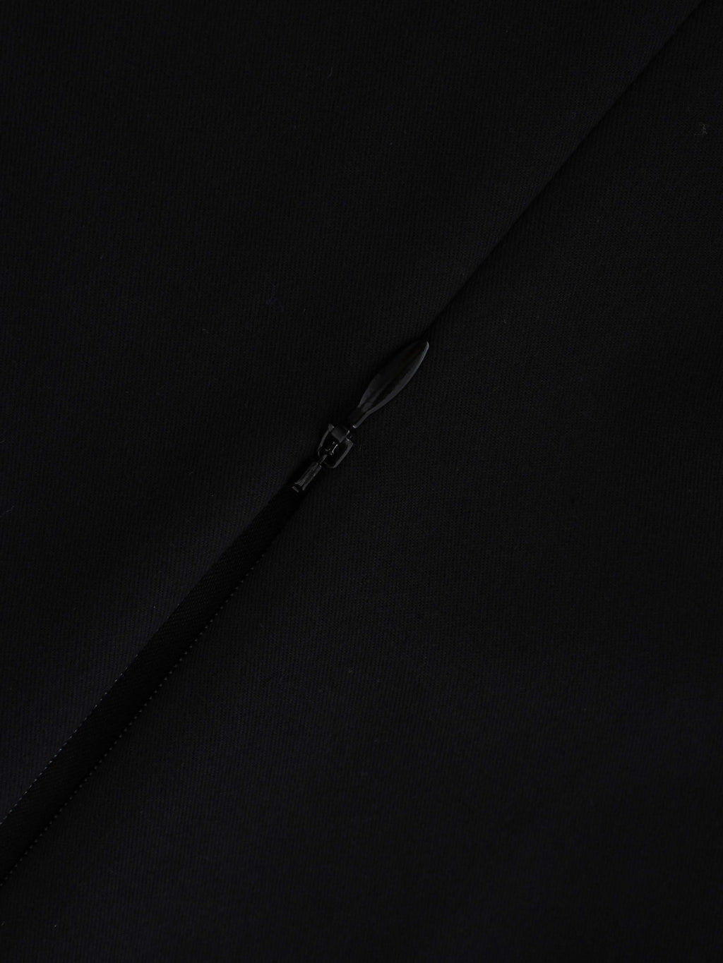 Pleated Slip Dress-Black