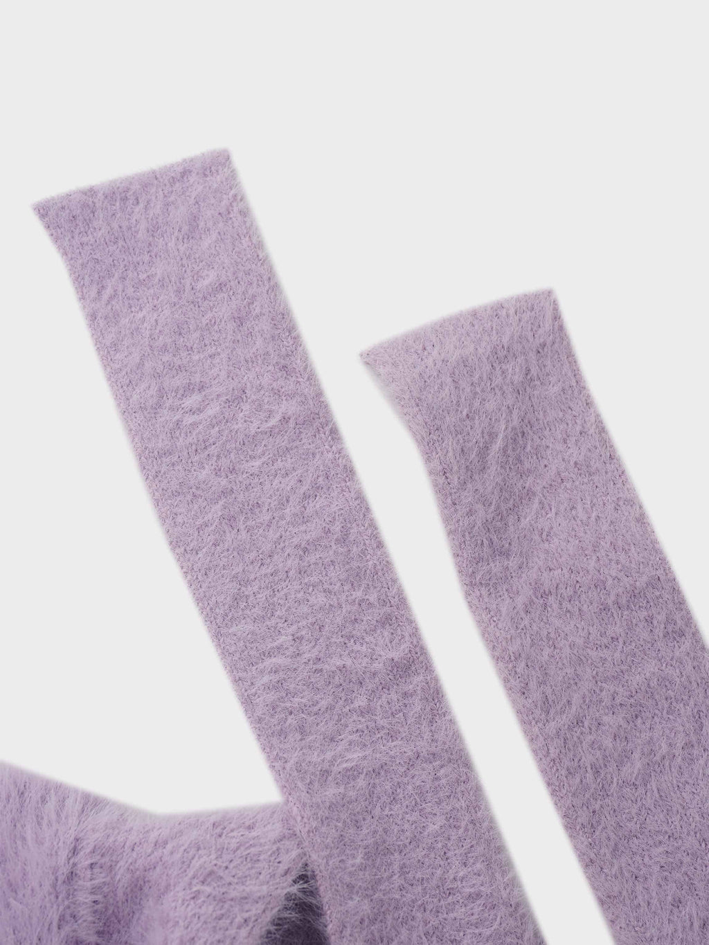 Mohair Shawl Collar Cardigan-Lavander