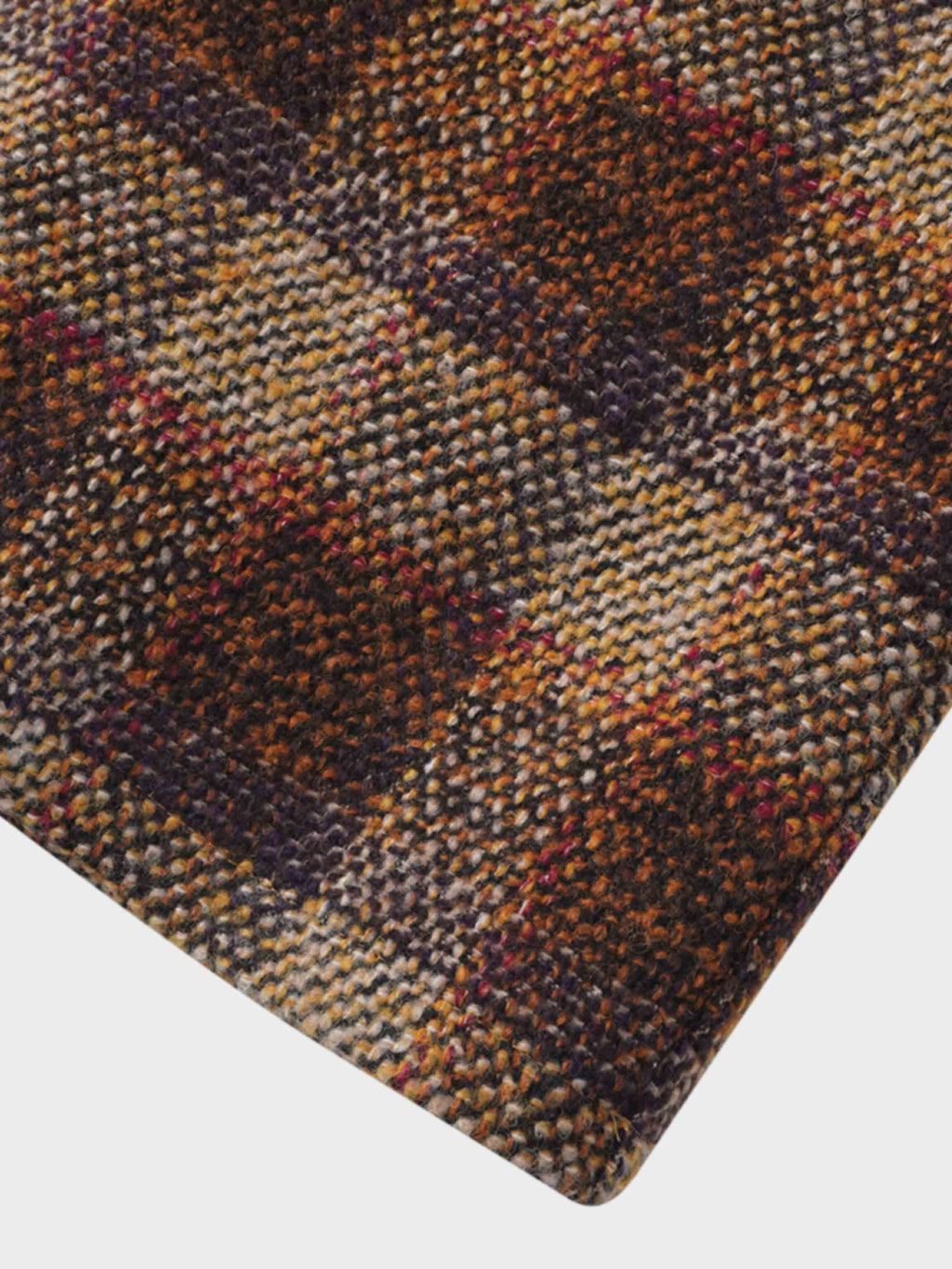 Straight Maxi Skirt-Brown Plaid