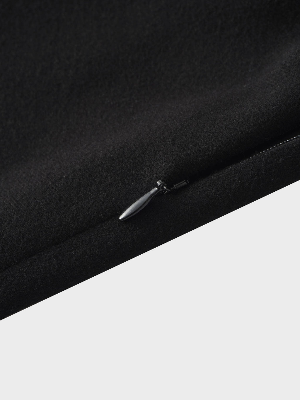 Fringe Circle Skirt-Black