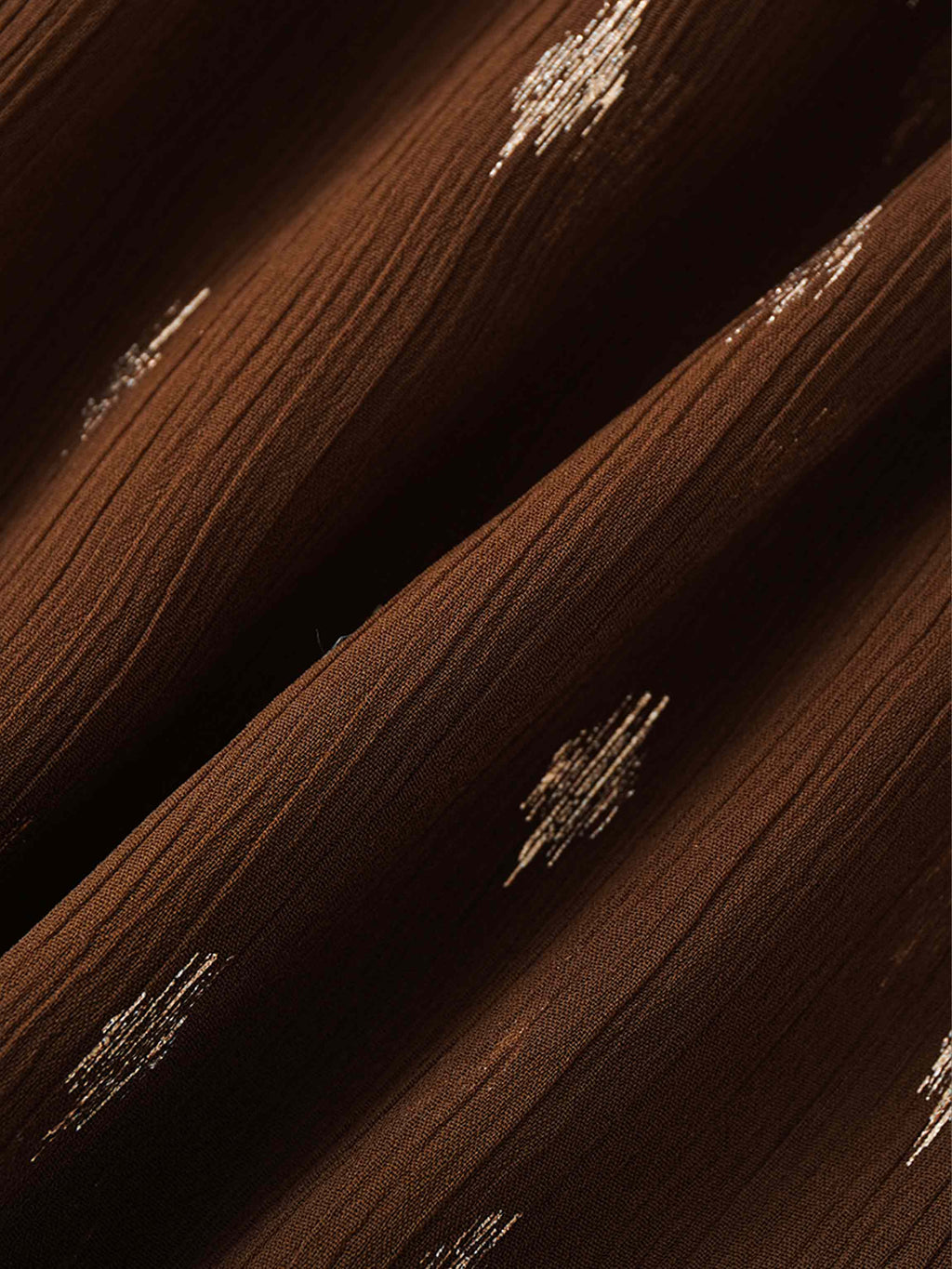 Chiffon Layered Skirt-Gold Brushed