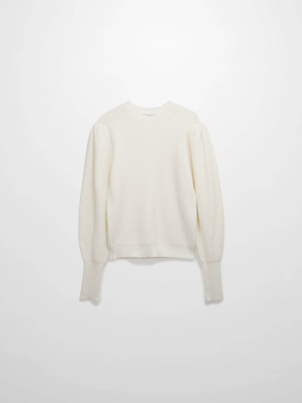 Puff Sleeve Sweater-Cream