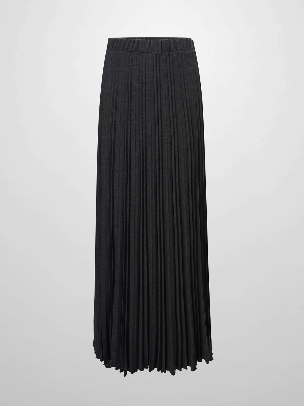 Mix Pleat Skirt-Denim Grey