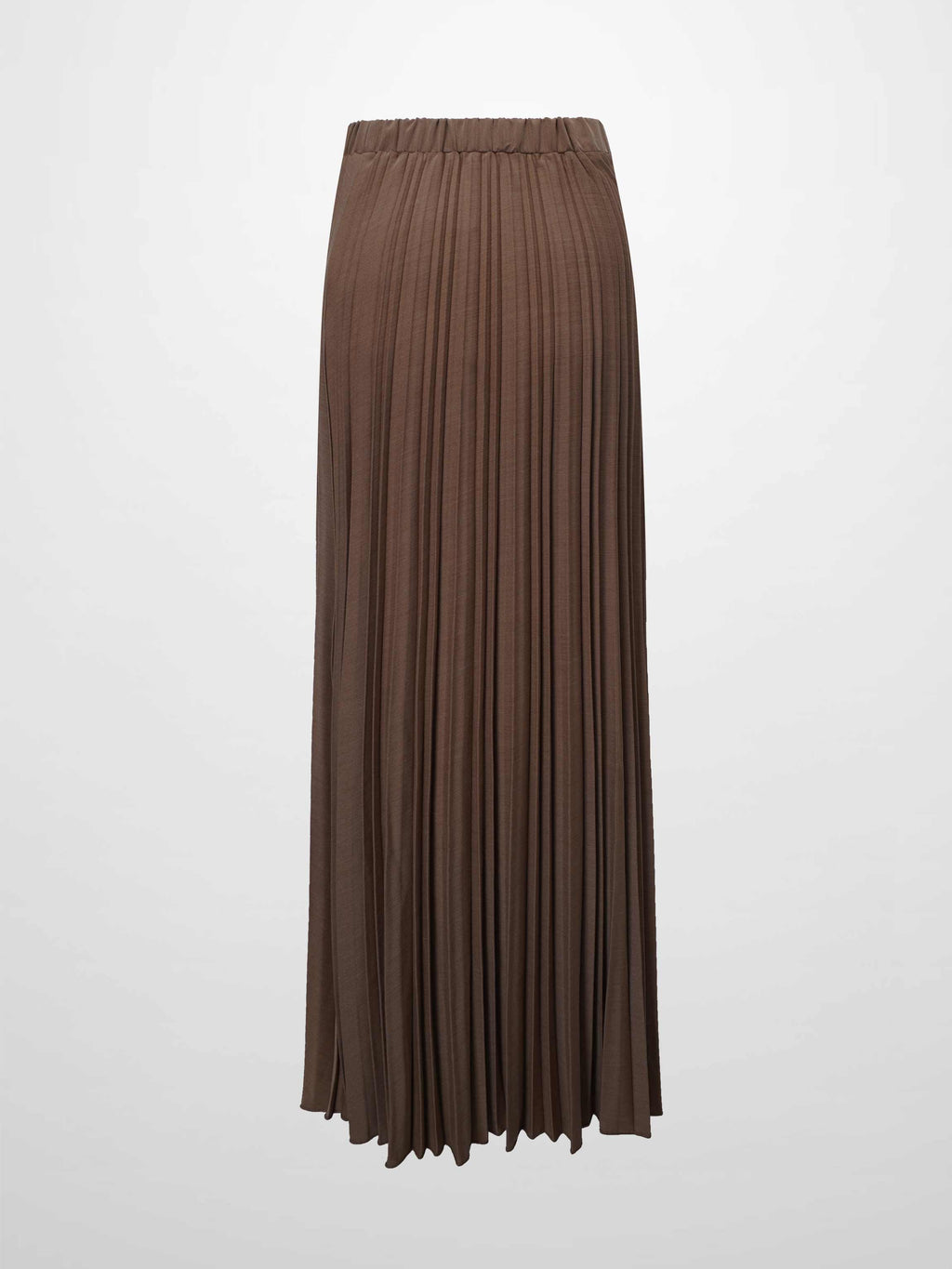 Mix Pleat Skirt-Camel
