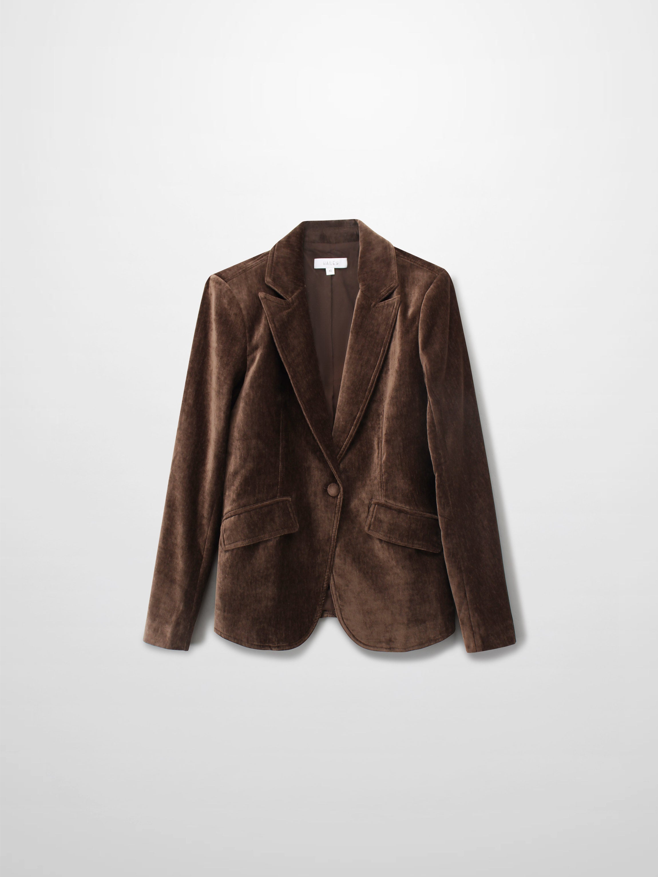 Chenille Blazer-Brown