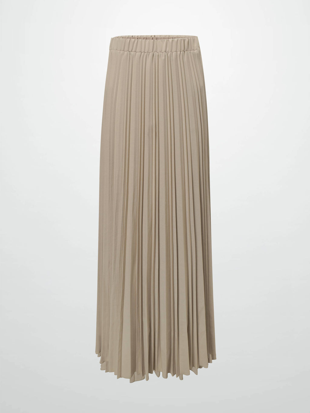 Mix Pleat Skirt-Ivory