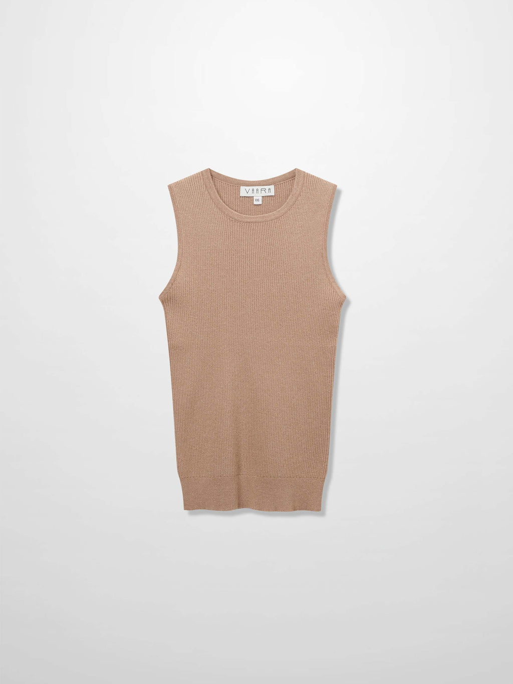 Lurex Sleeveless Sweater-Neutral