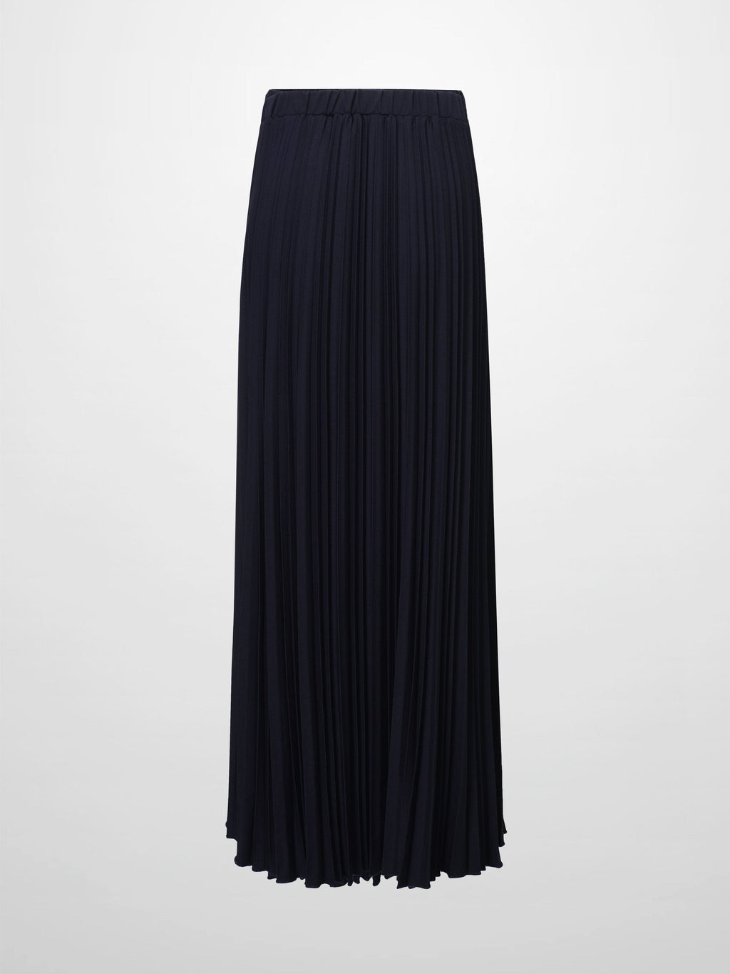 Mix Pleat Skirt-Navy