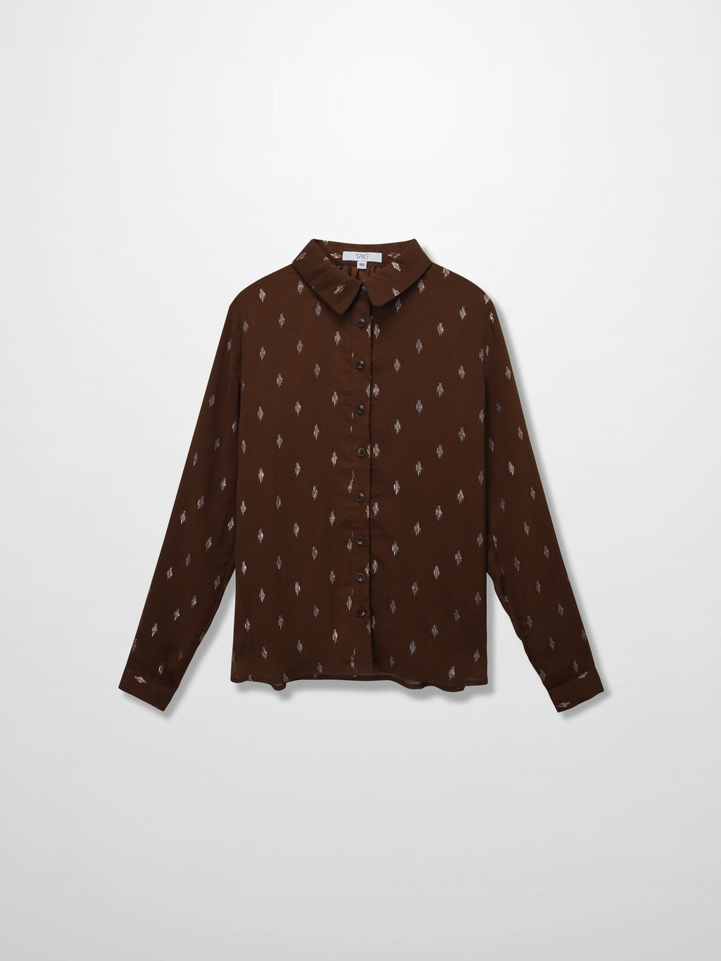 Gold Brush Blouse-Brown