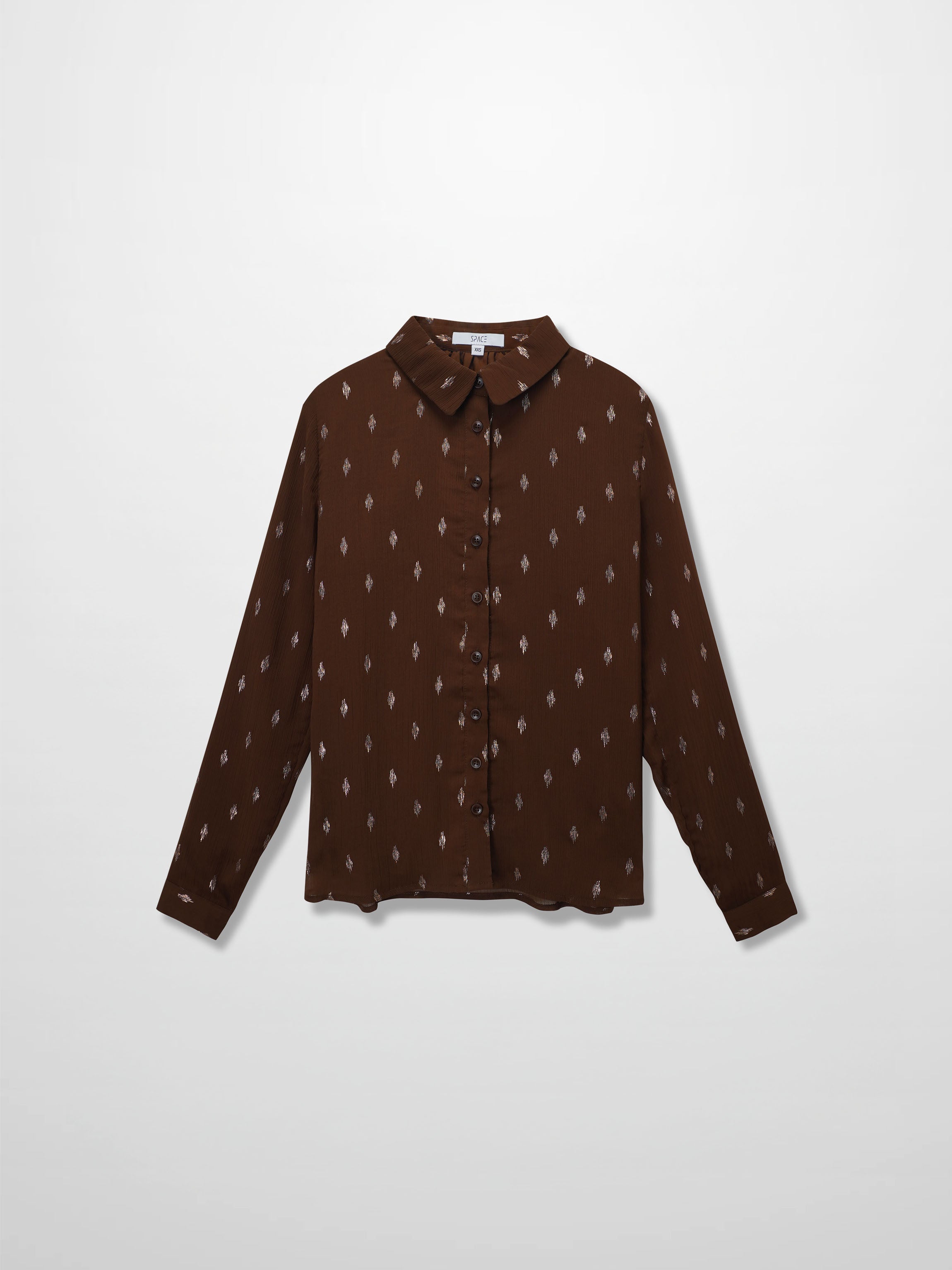 Gold Brush Blouse-Brown