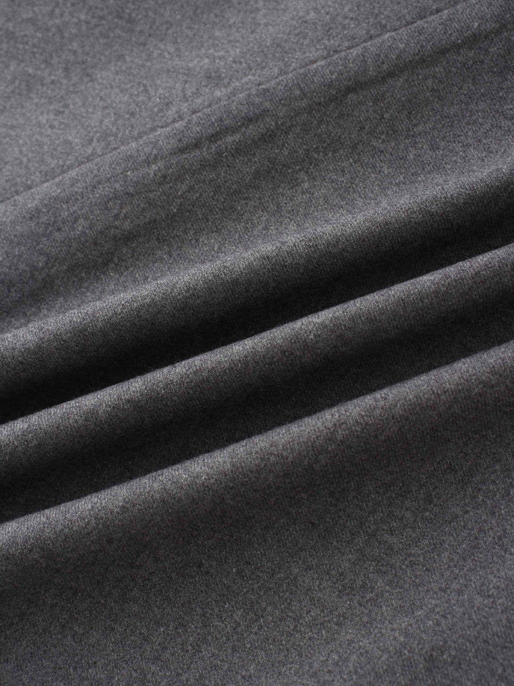 Basic A-Line Seamed Short Skirt-Grey