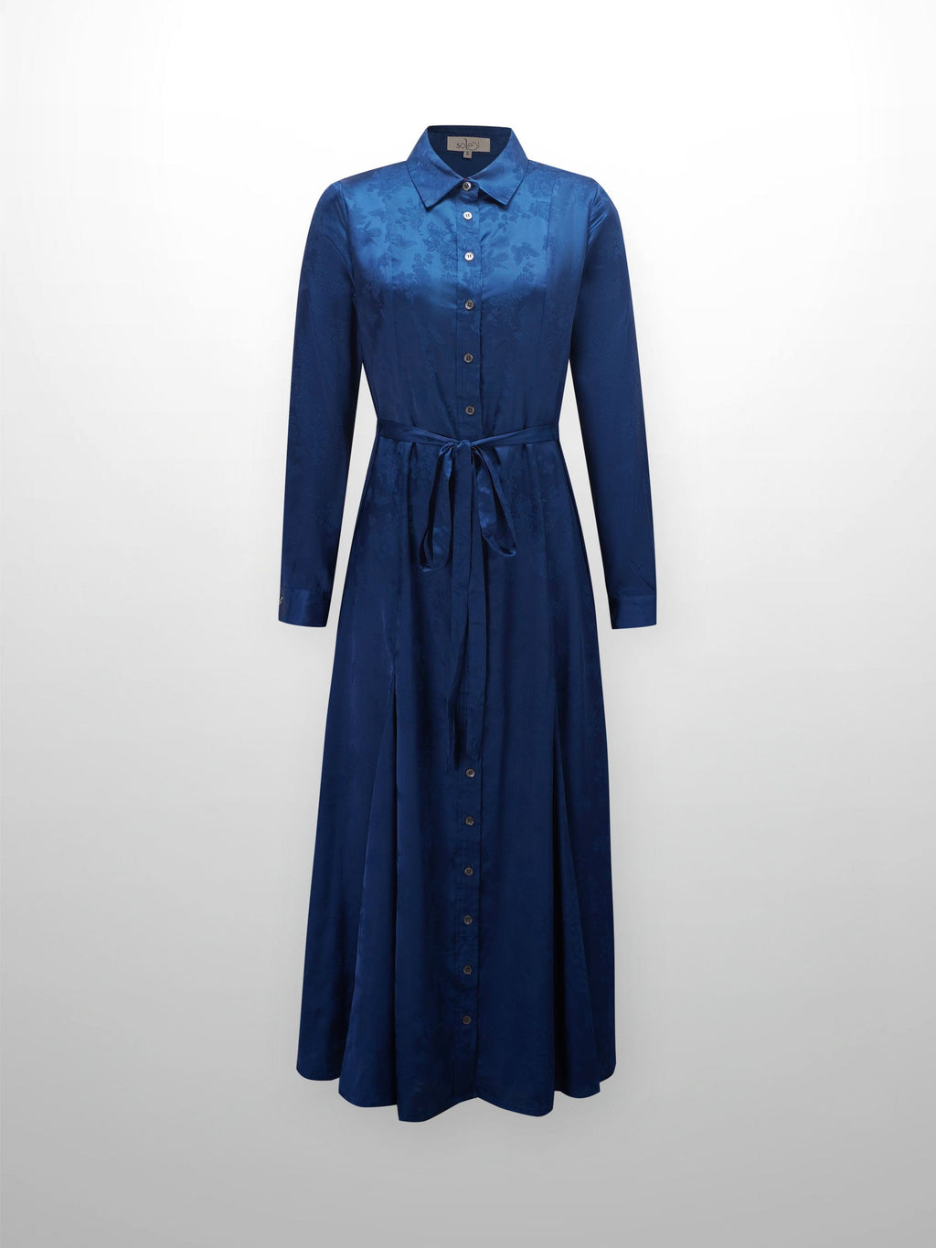 A Line Shirtdress-Teal