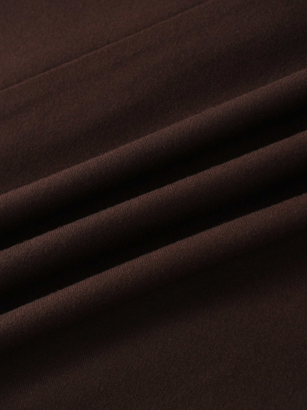 Basic A-Line Seamed Maxi Skirt-Brown