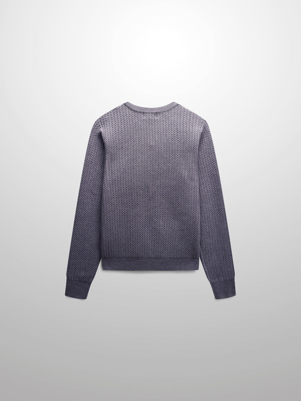 Waffle Wave Sweater- Solid Grey