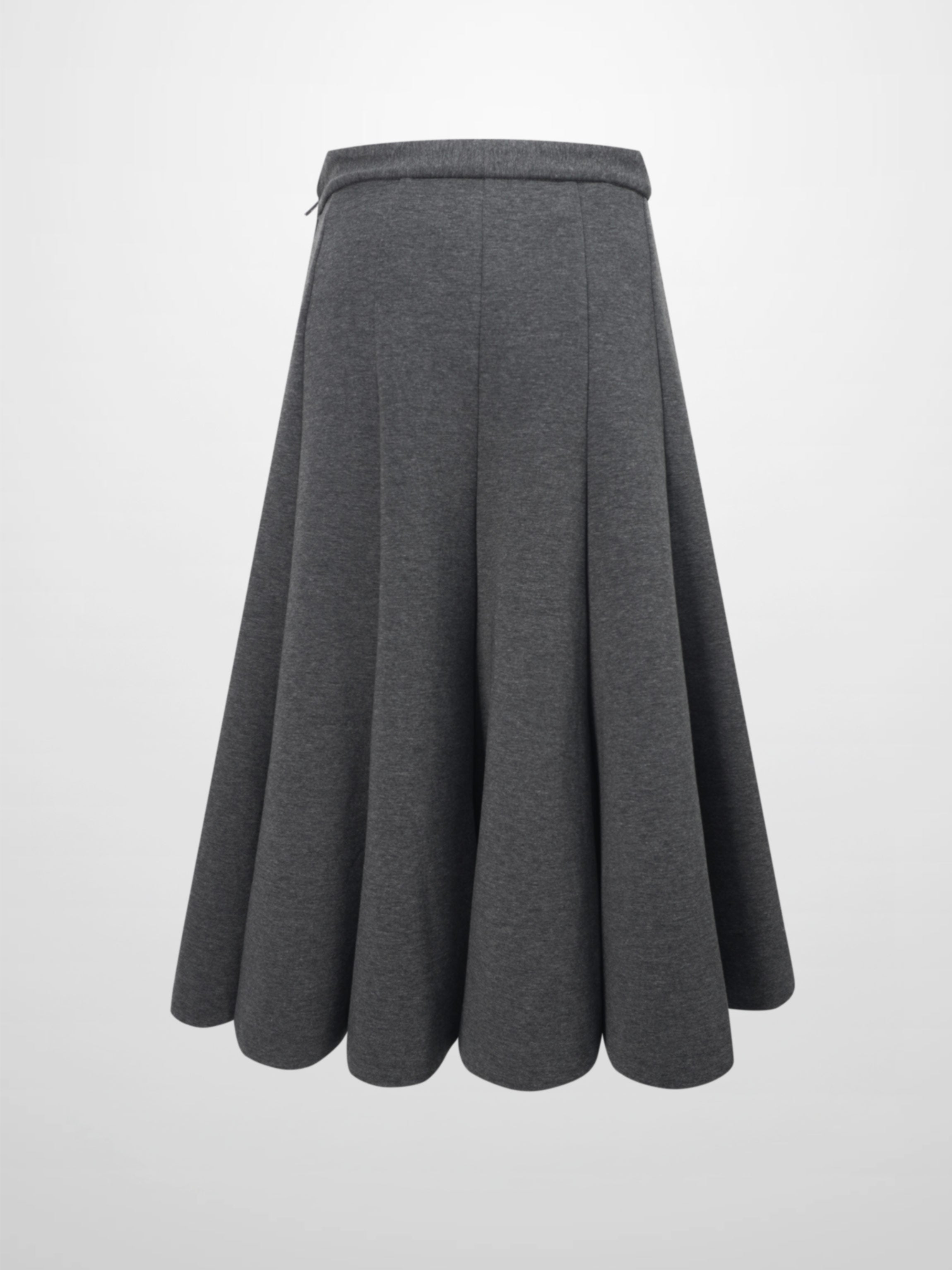 Short Flare Skirt 24"-Grey