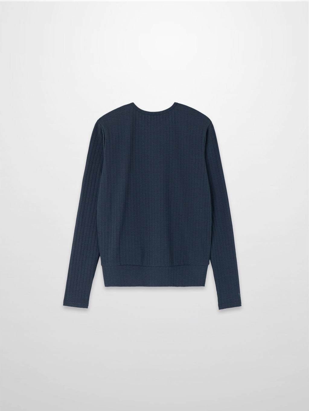 Ribbed High V Bomber-Navy