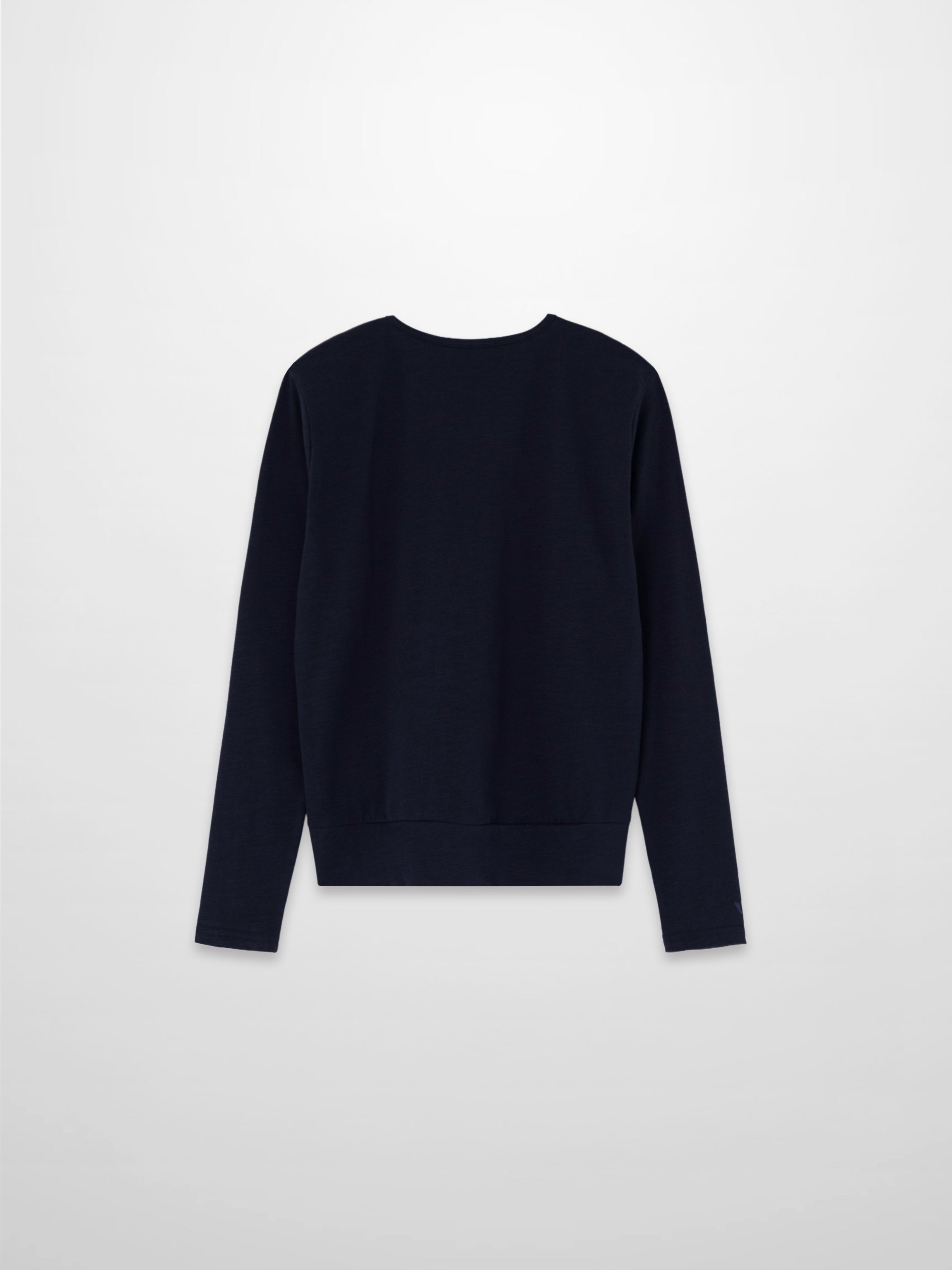 Crew Bomber Tee-Navy