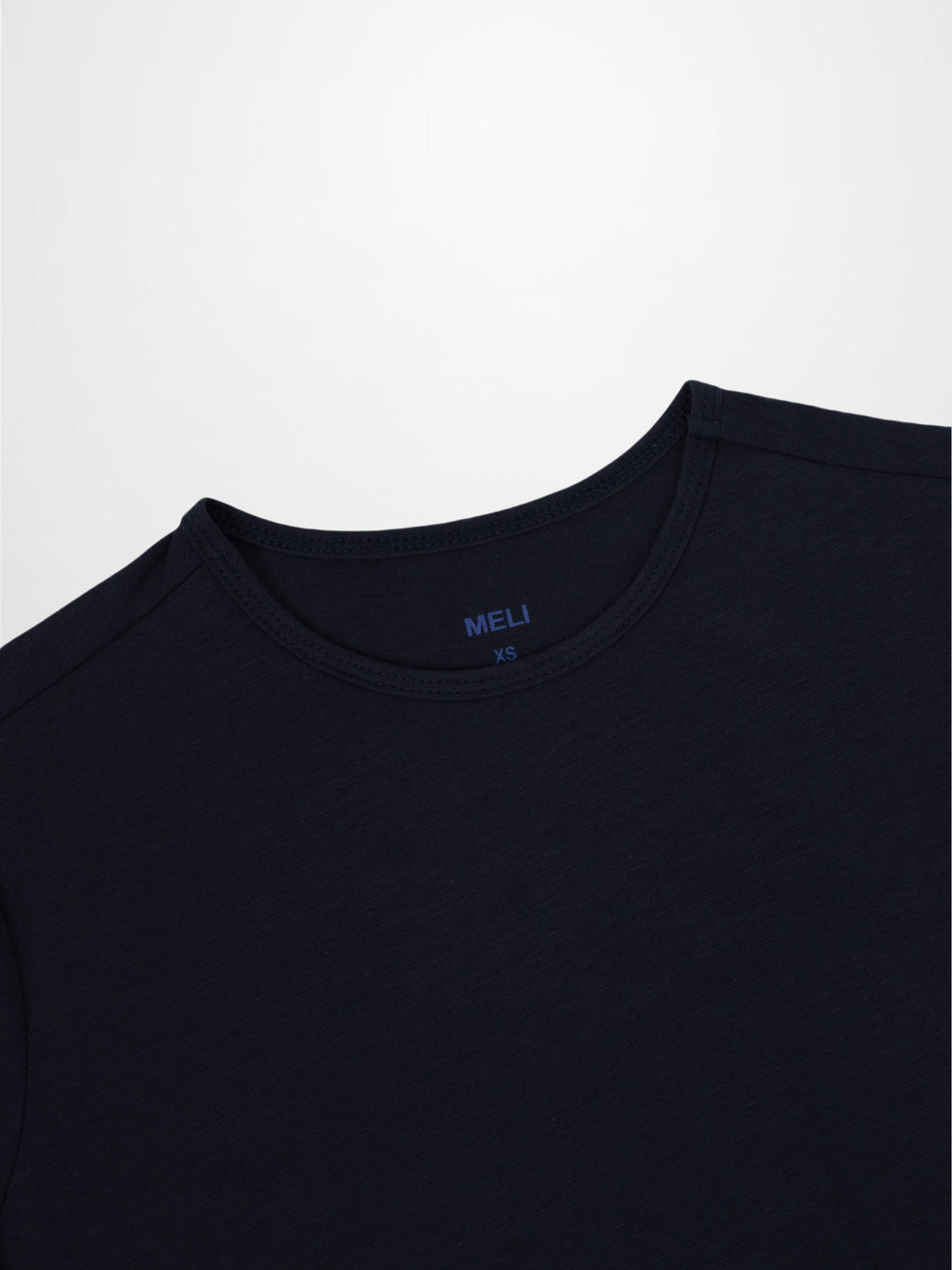 Crew Bomber Tee-Navy