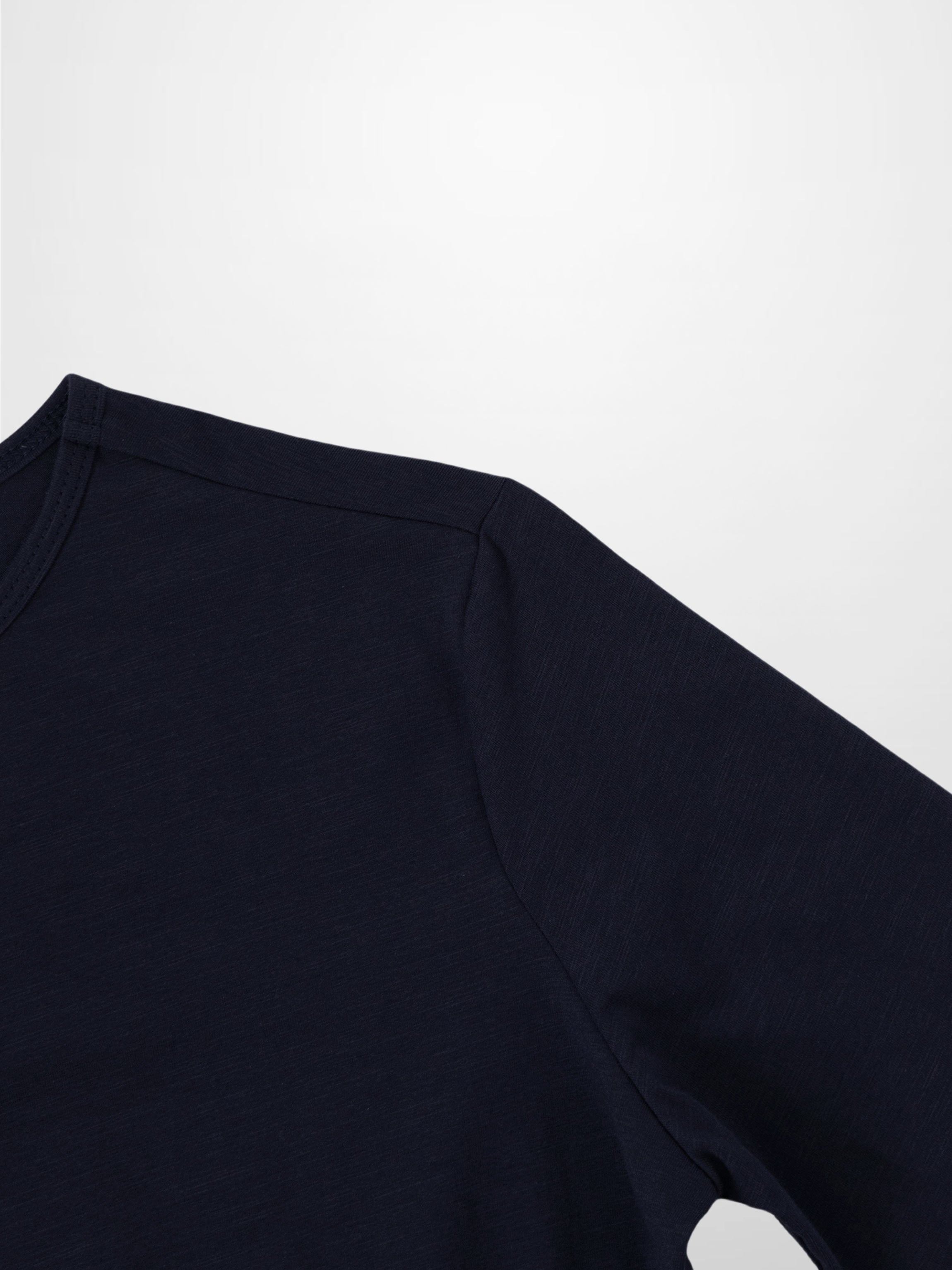 Crew Bomber Tee-Navy