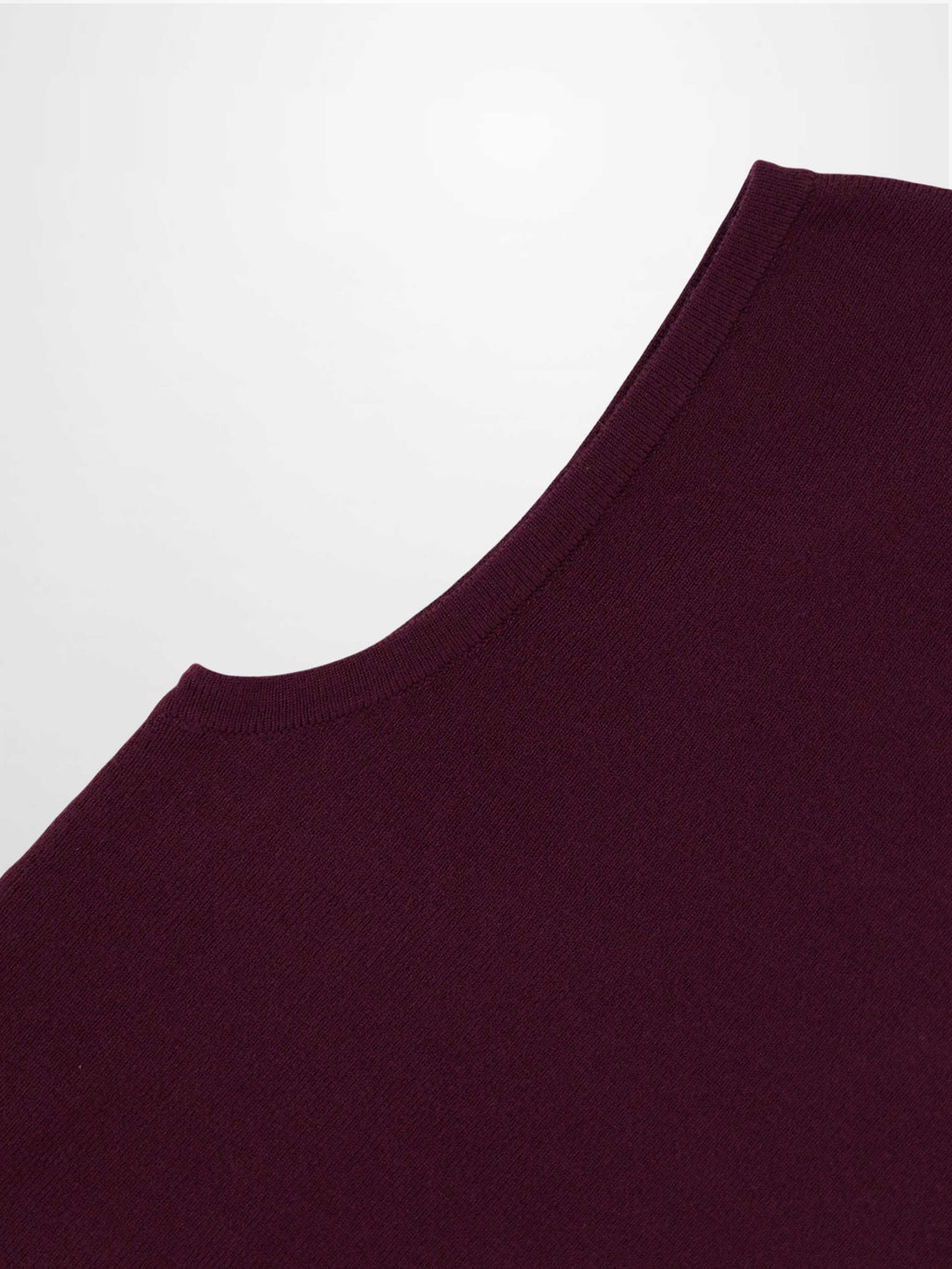 Sleeveless Mock Neck Sweater-Burgundy