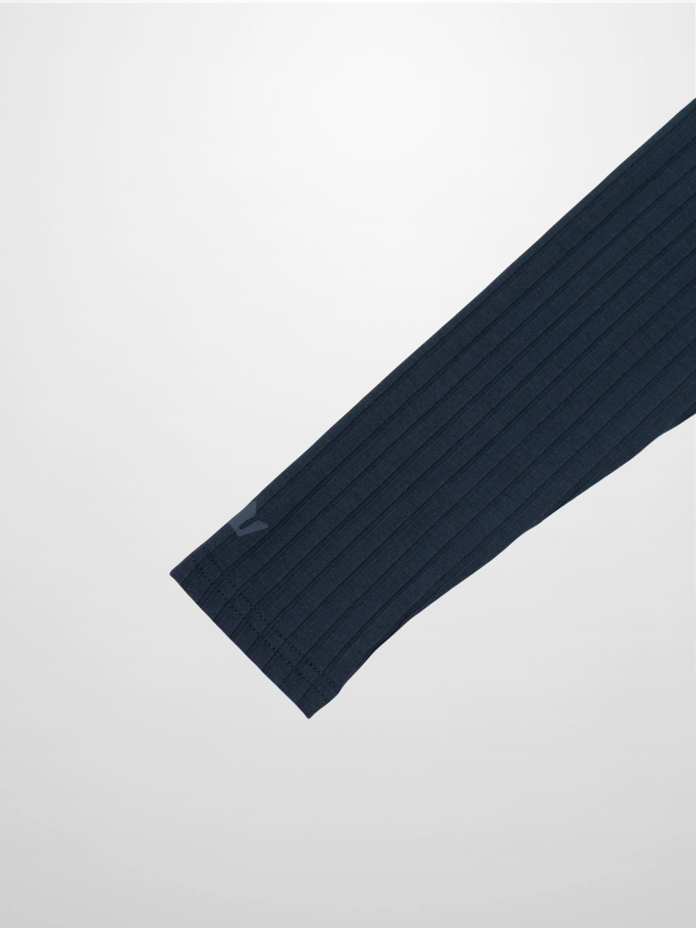 Ribbed High V Bomber-Navy