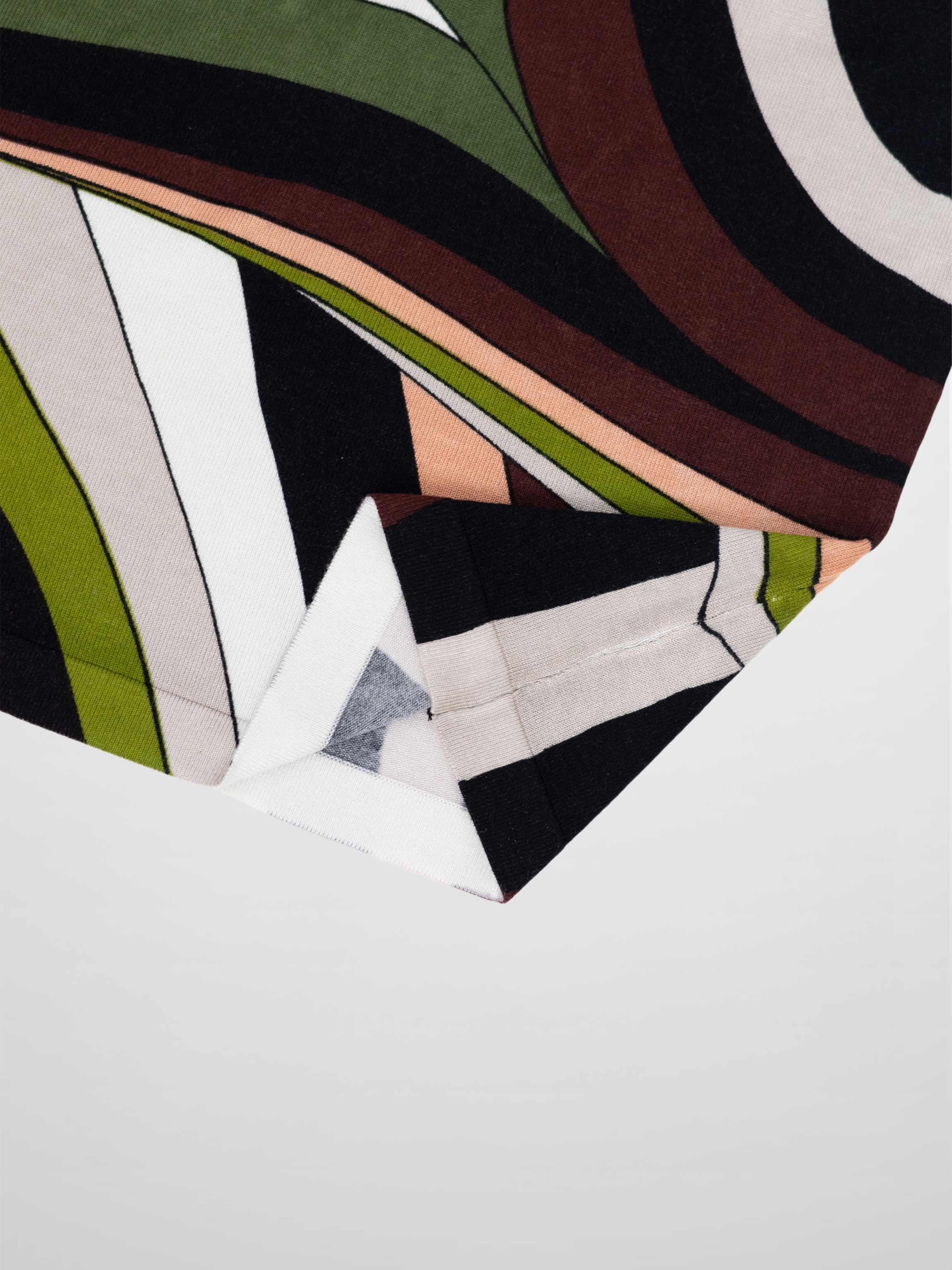 Mock Neck Sweater-Brown Swirl