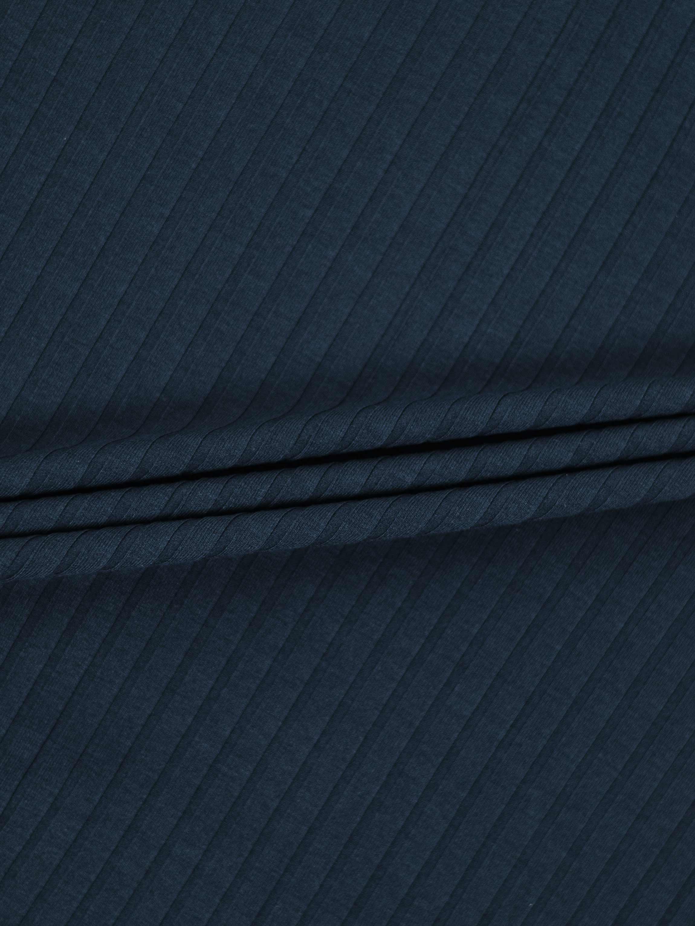 Ribbed High V Bomber-Navy