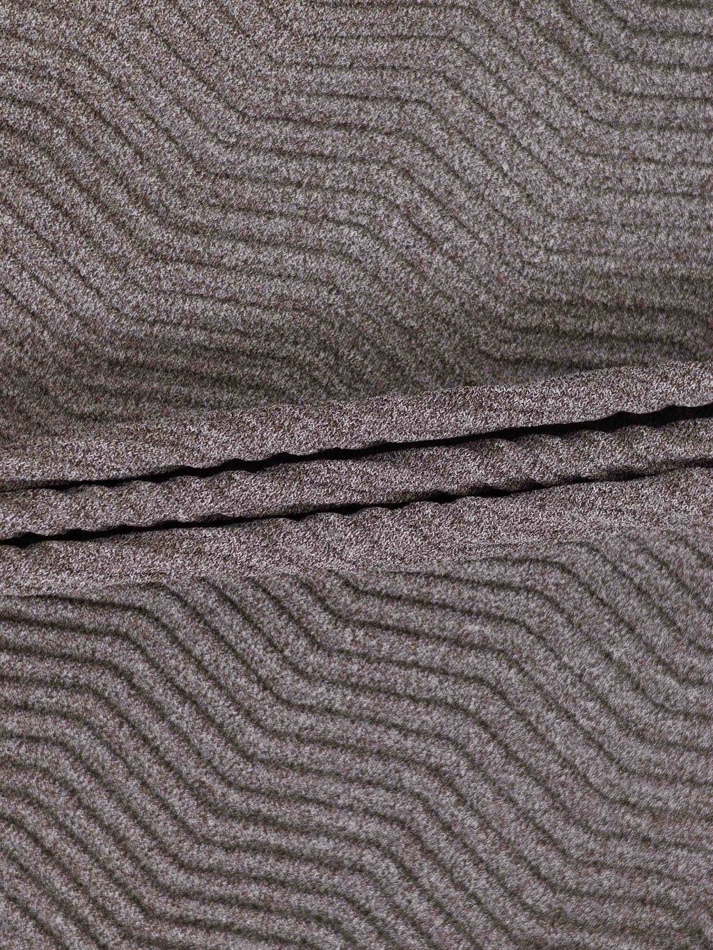 Wave Knit Cardigan-Heathered Brown