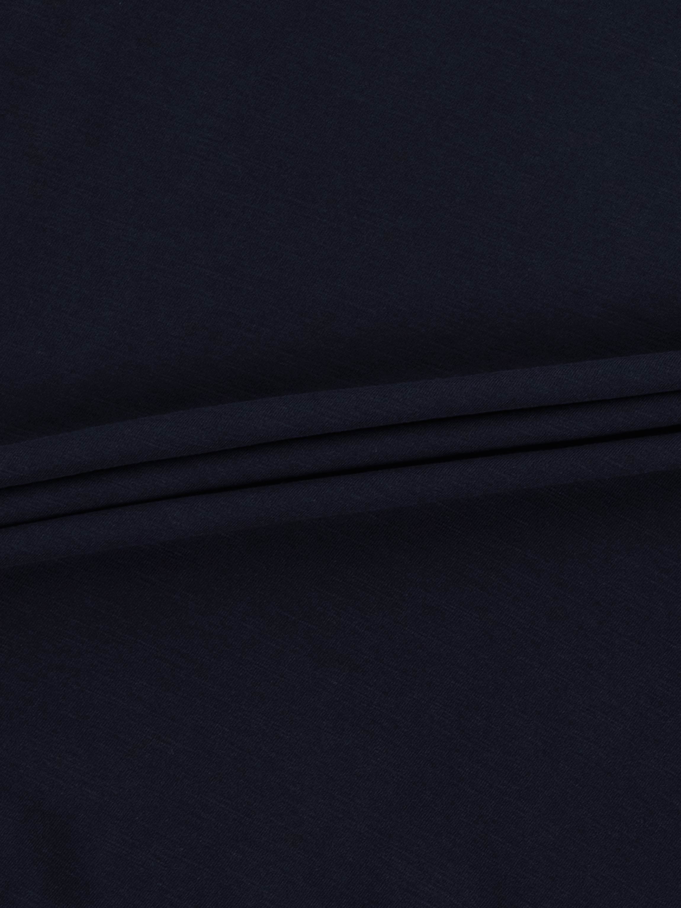 Crew Bomber Tee-Navy