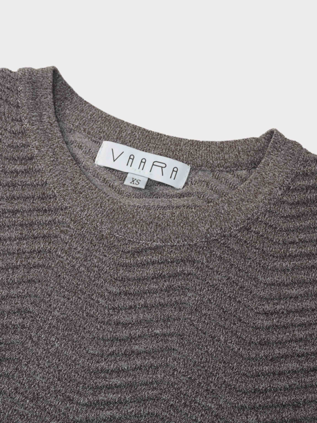 Wave Knit Slip Dress-Heathered Brown