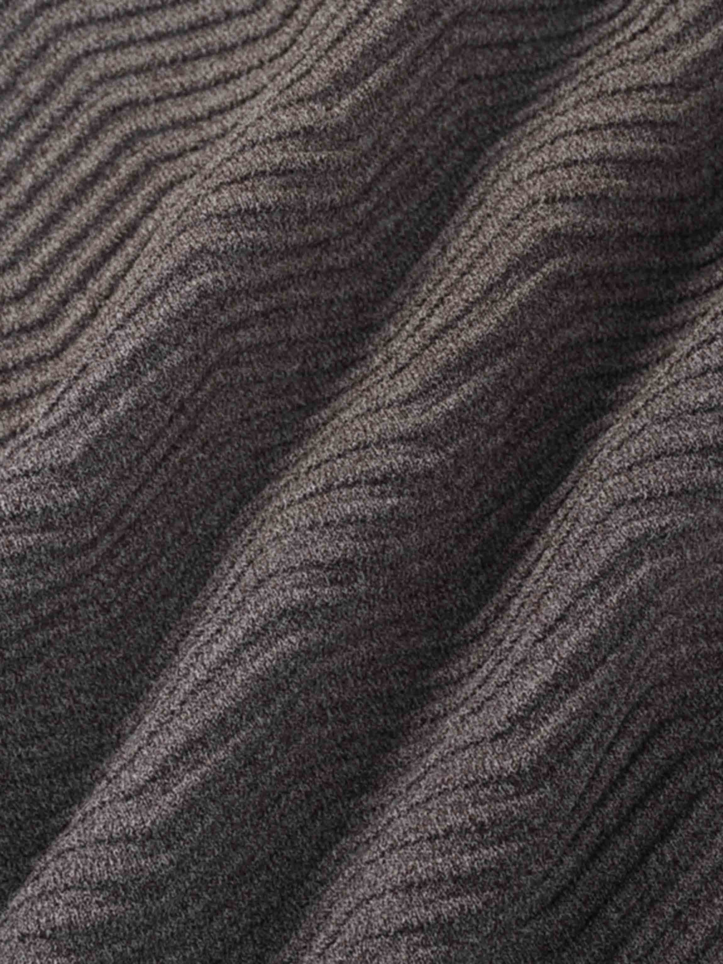 Wave Knit Slip Dress-Heathered Brown