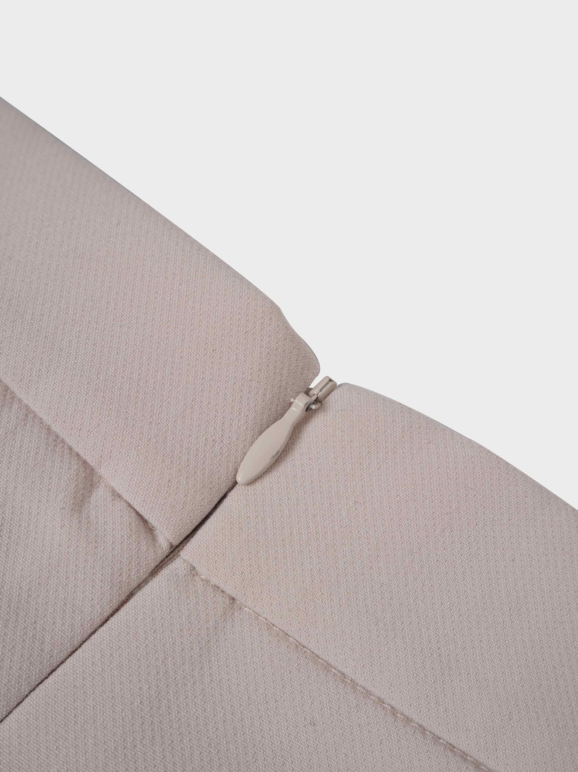 V Paneled Maxi Skirt-Bone