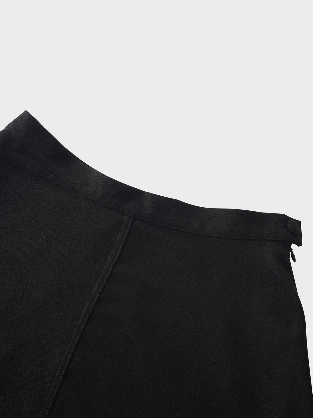 Fringe Circle Skirt-Black