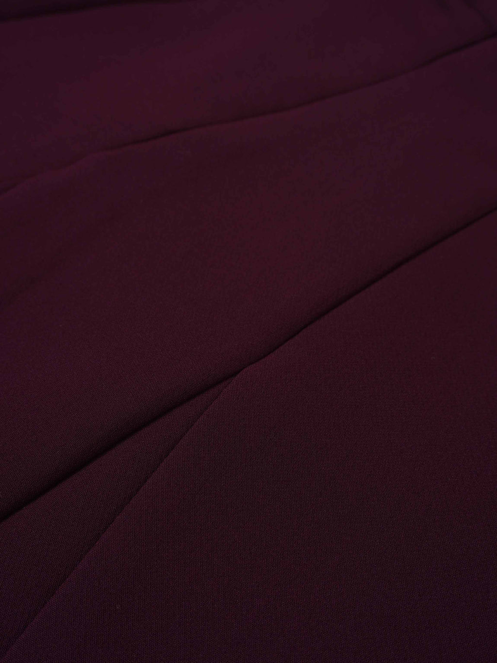 V Paneled Maxi Skirt-Burgundy