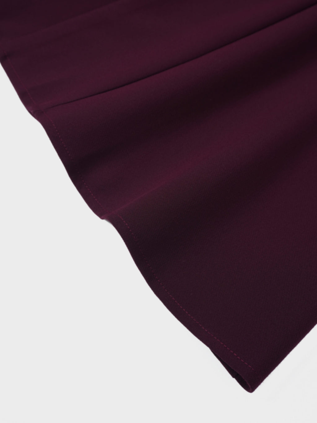 V Paneled Maxi Skirt-Burgundy