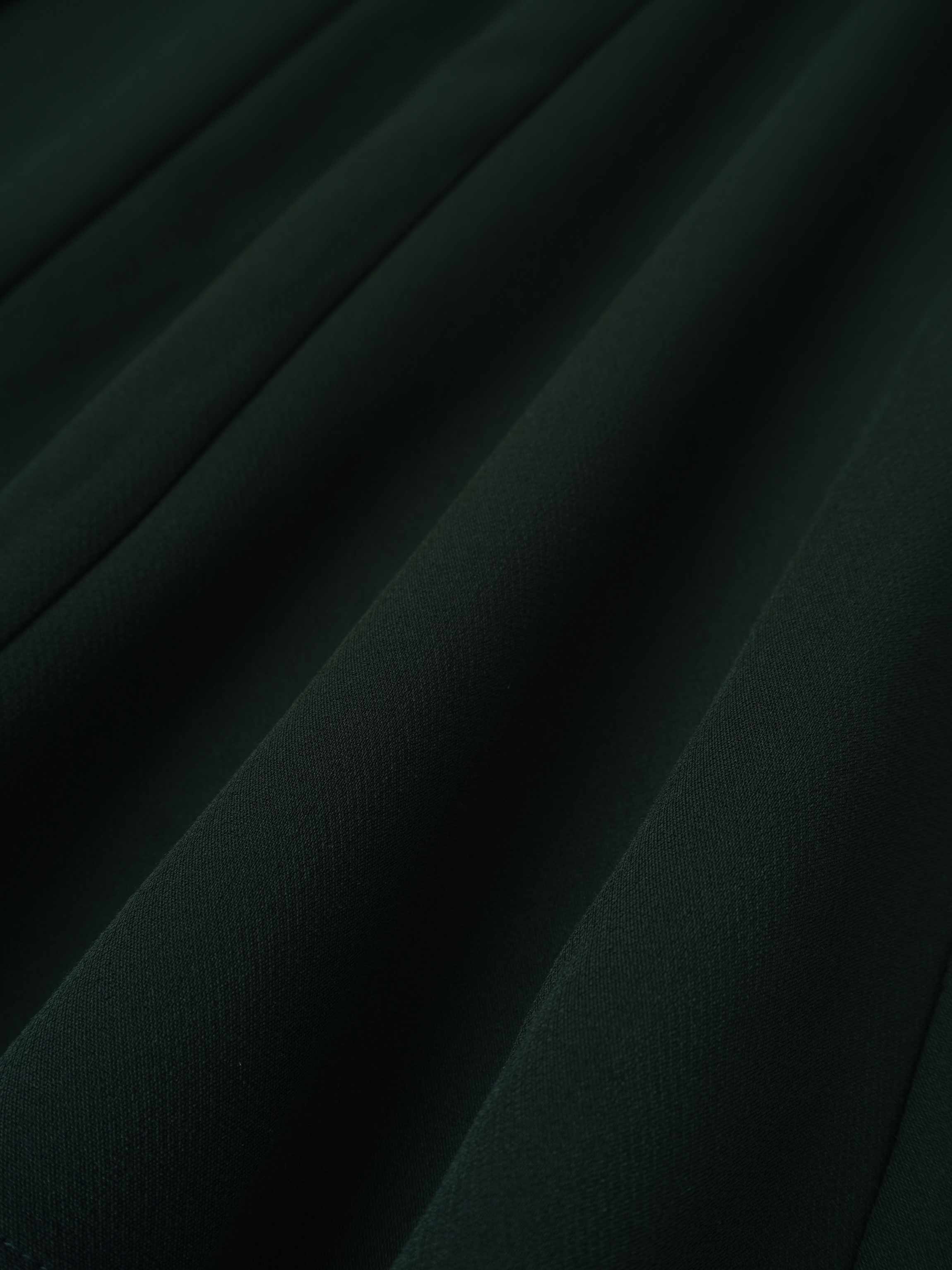 V Paneled Maxi Skirt-Green