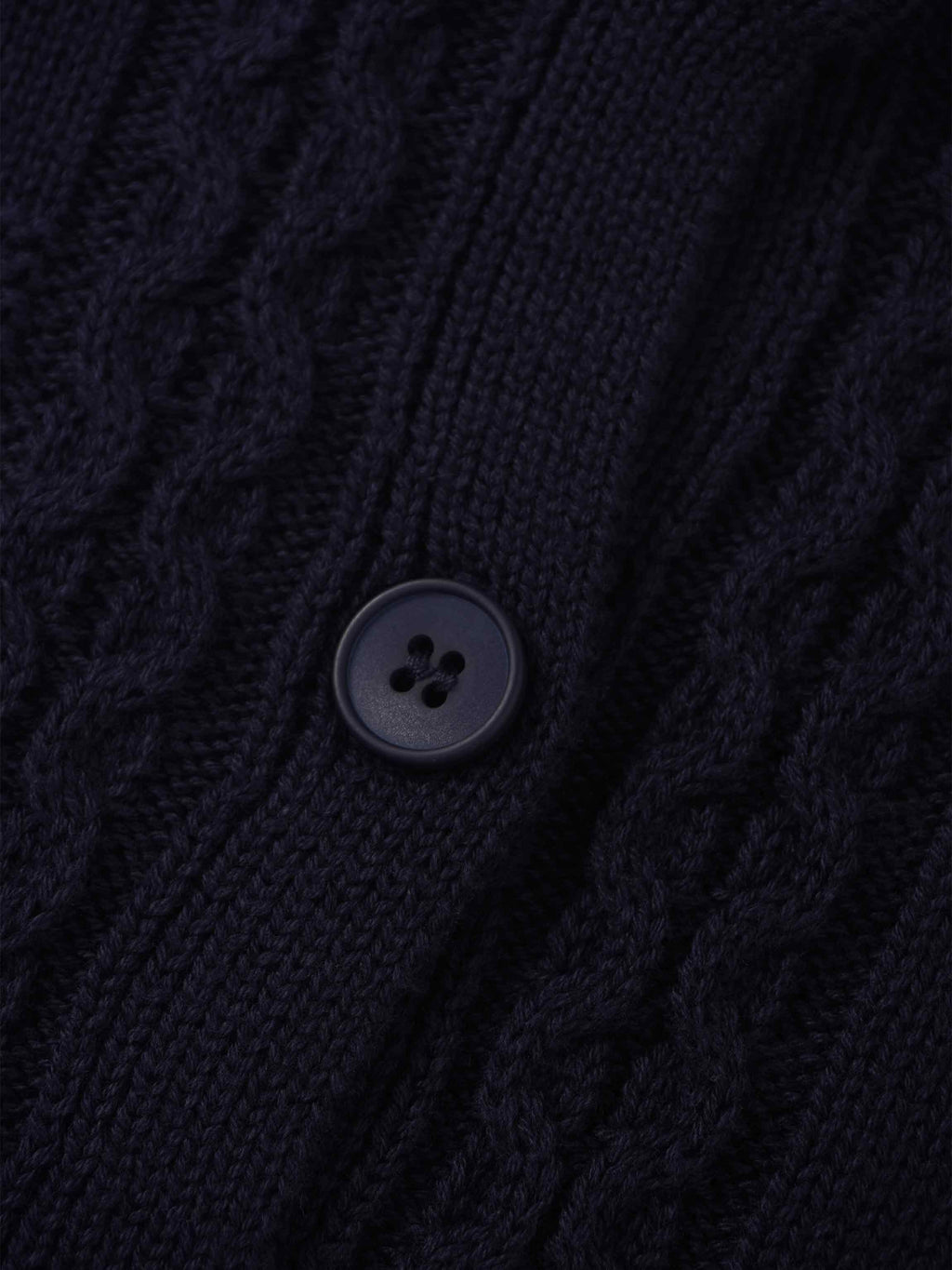 Cable Design Cardigan-Navy