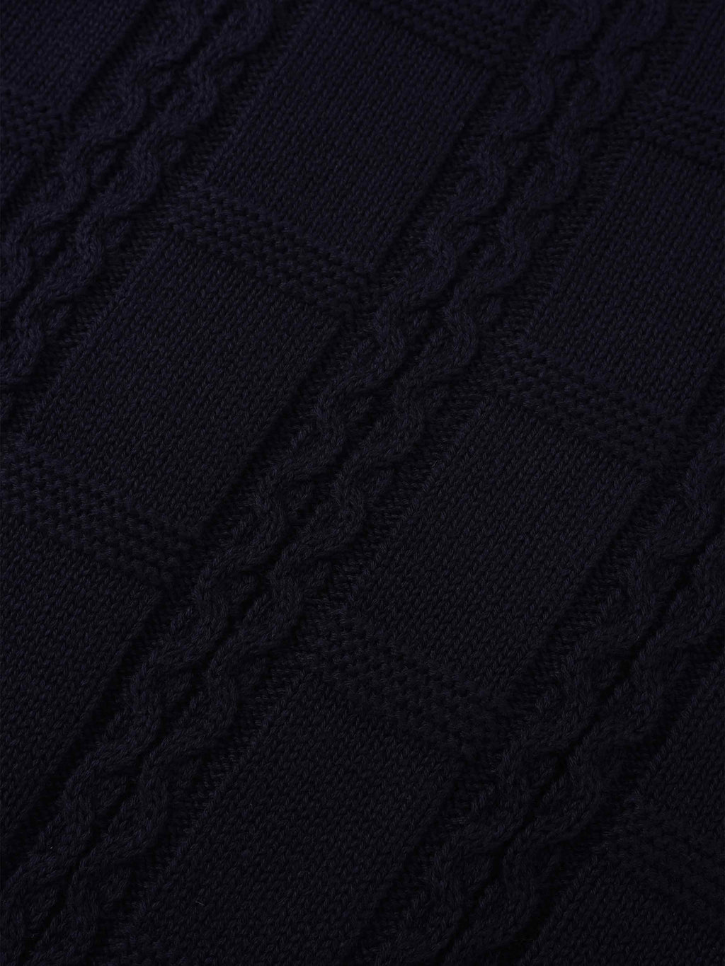 Cable Design Cardigan-Navy