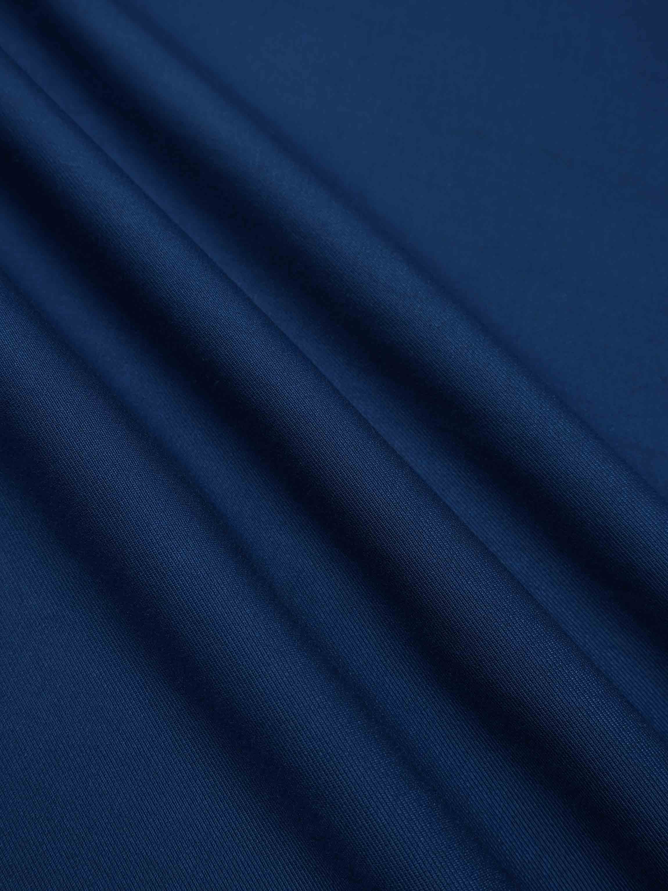 Pencil Pleat Combo Skirt-Blue