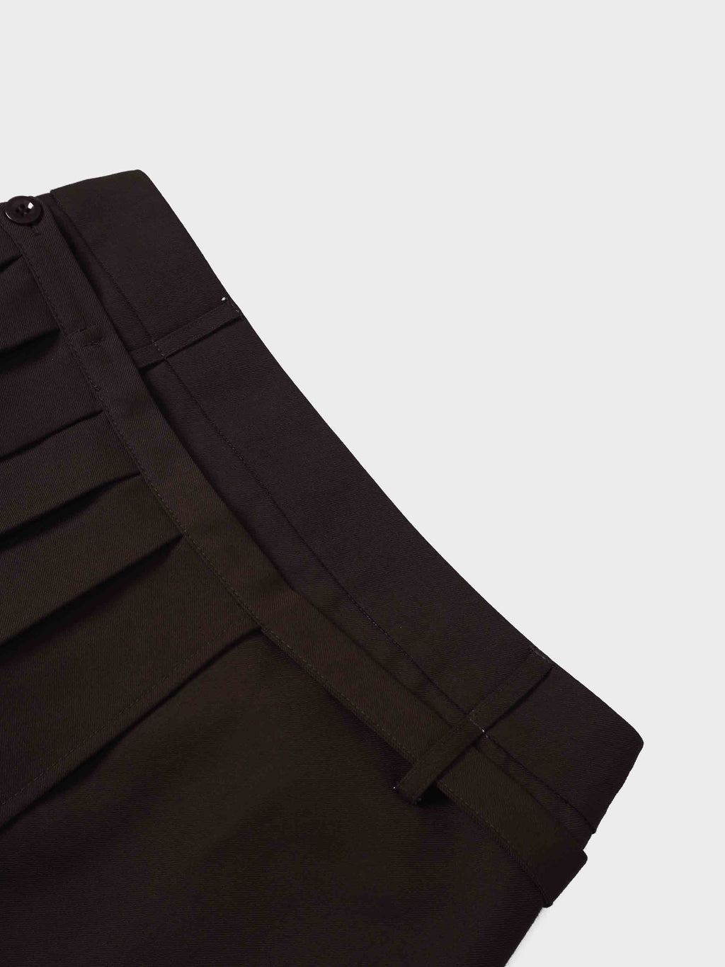 V Paneled Maxi Skirt-Black