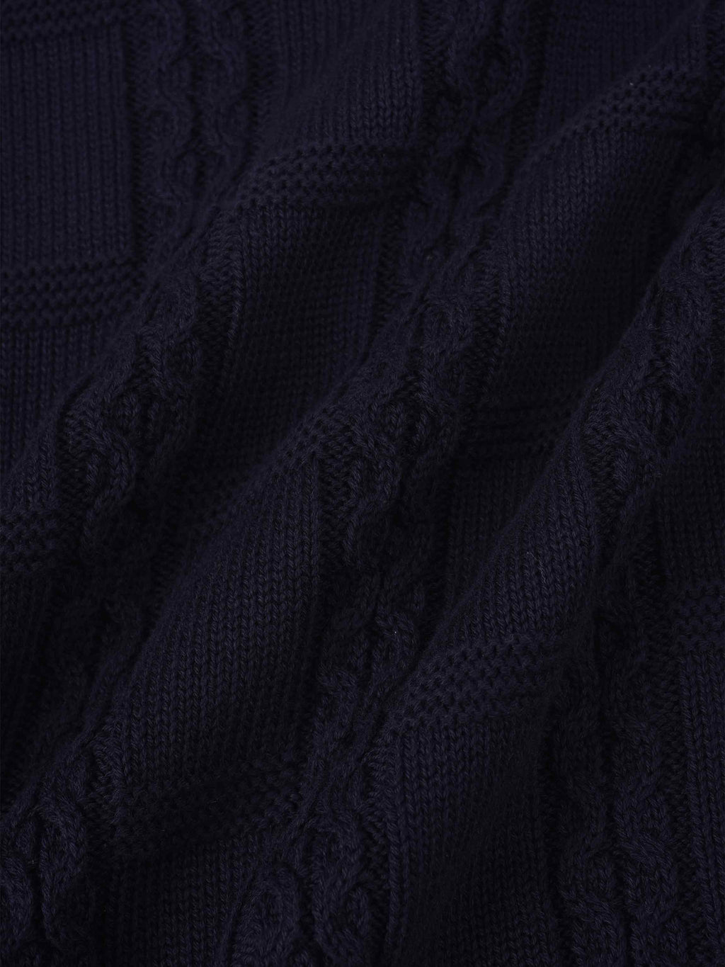 Cable Design Cardigan-Navy