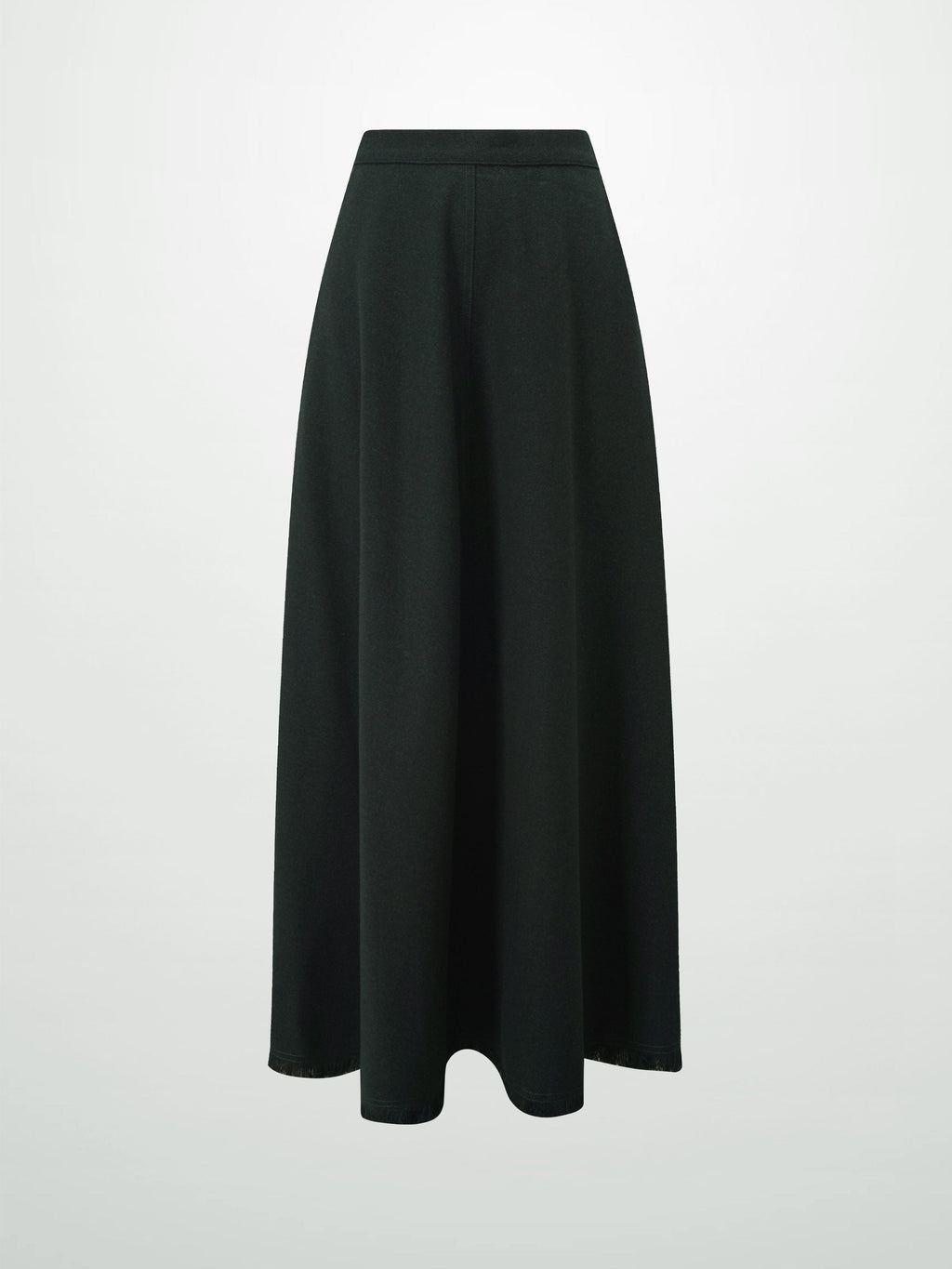 Fringe Circle Skirt-Green