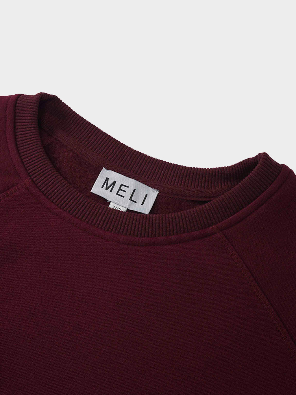 Side Strap Dolman Sweatshirt-Maroon