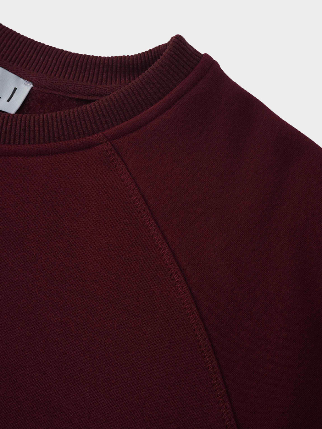Side Strap Dolman Sweatshirt-Maroon