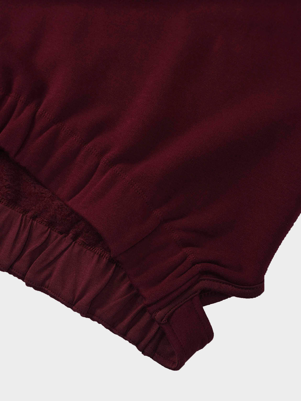 Side Strap Dolman Sweatshirt-Maroon