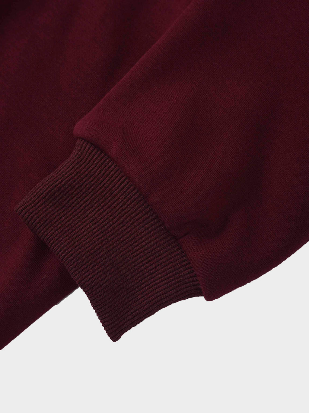Side Strap Dolman Sweatshirt-Maroon