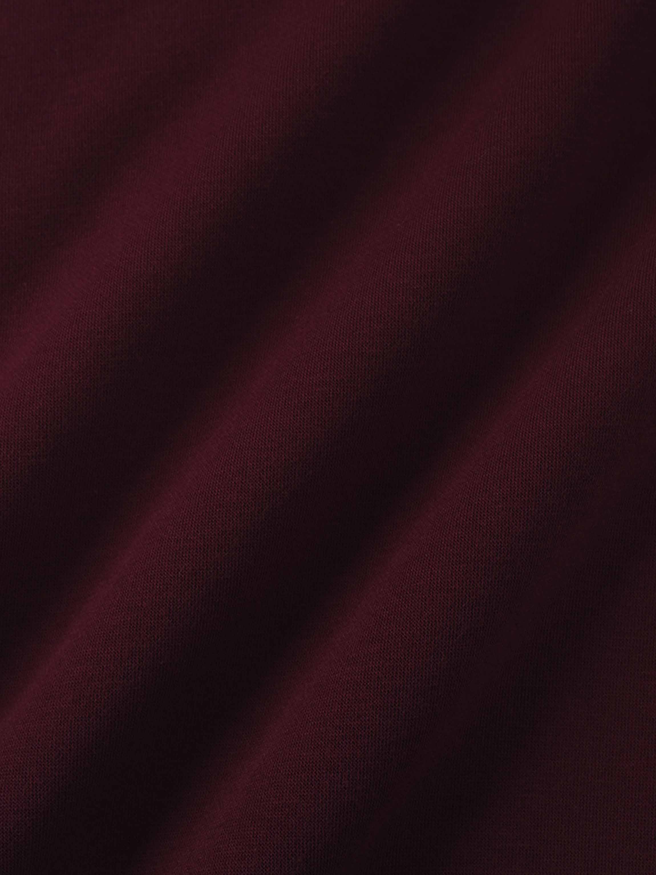 Side Strap Dolman Sweatshirt-Maroon